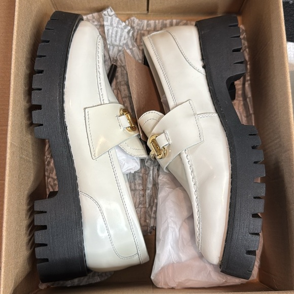 Steve Madden Lando Womens Leather Upper Slip-on Loafers - Picture 2 of 5